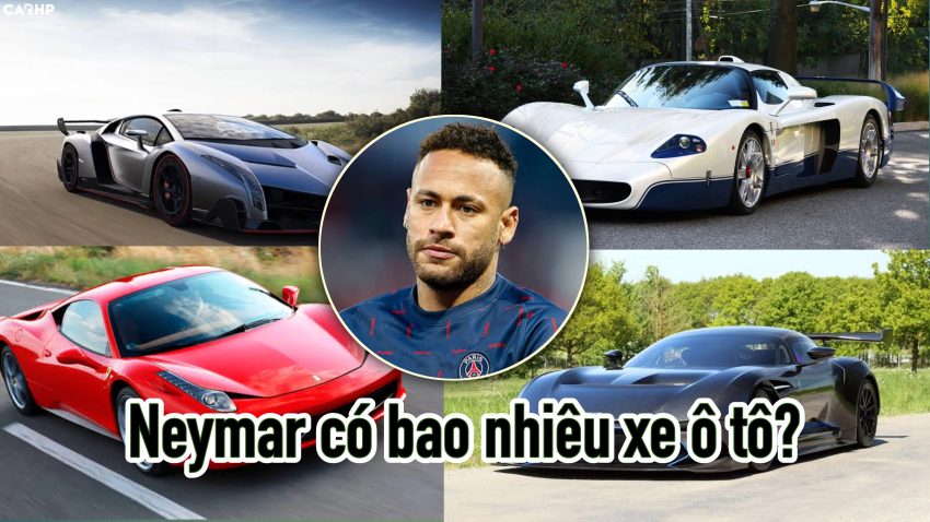 Neymar có bao nhiêu xe ô tô?